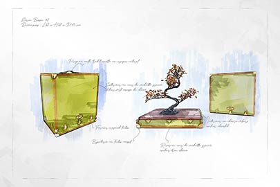 Croquis Ecrin Bonsai #2