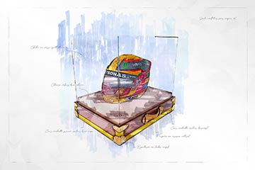 Croquis Socle Casque #2